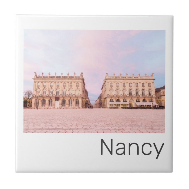 Nancy Place Stanislas Grand Est France Sunset Tile (Front)
