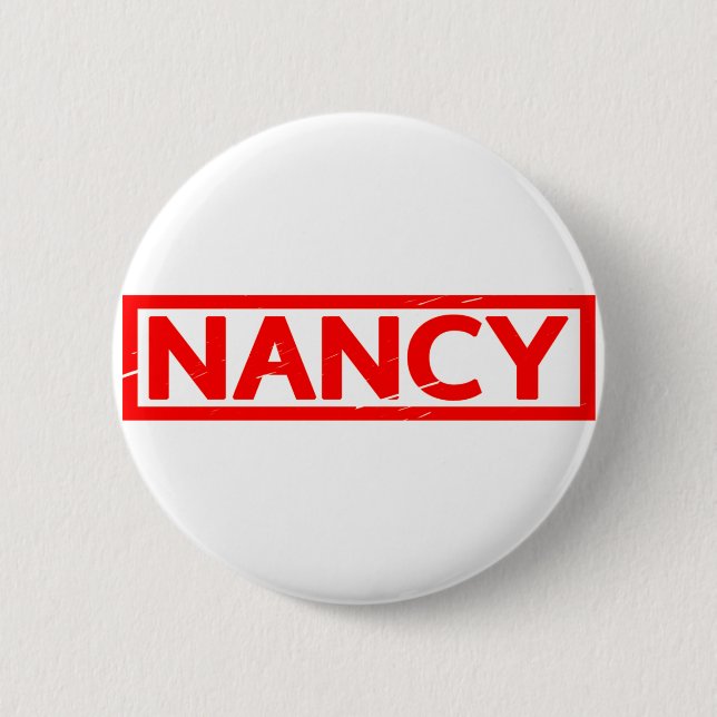 Nancy Stamp 6 Cm Round Badge (Front)