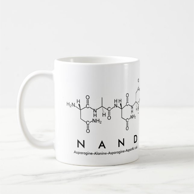 Nand peptide name mug (Left)