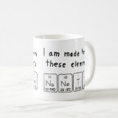 Nanette periodic table name mug (Front Right)