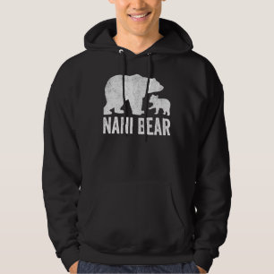 Nani Bear Mothers Day Grandmom  Funny Cub Kid Gran Hoodie