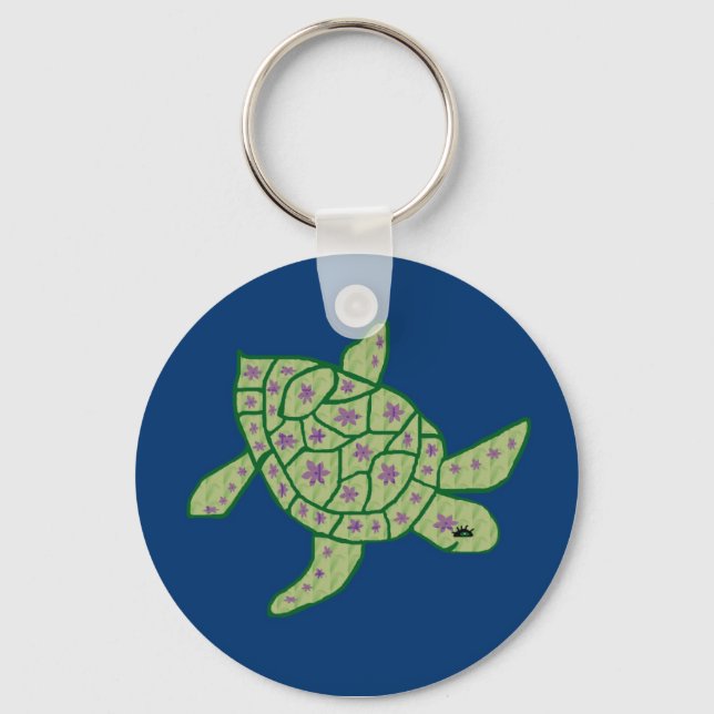 Nani Honu (Beautiful sea turtle) key chain (Front)