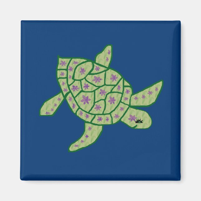 Nani Honu (Beautiful sea turtle) magnet (Front)