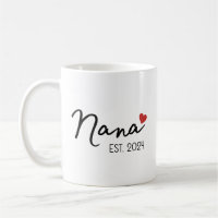 Nani Nana Est 2024 Mug Set, New Indian Grandparent