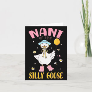 Nani Of The Silly Goose First Birthday Family Matc Card