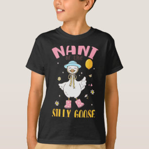 Nani Of The Silly Goose First Birthday Family Matc T-Shirt