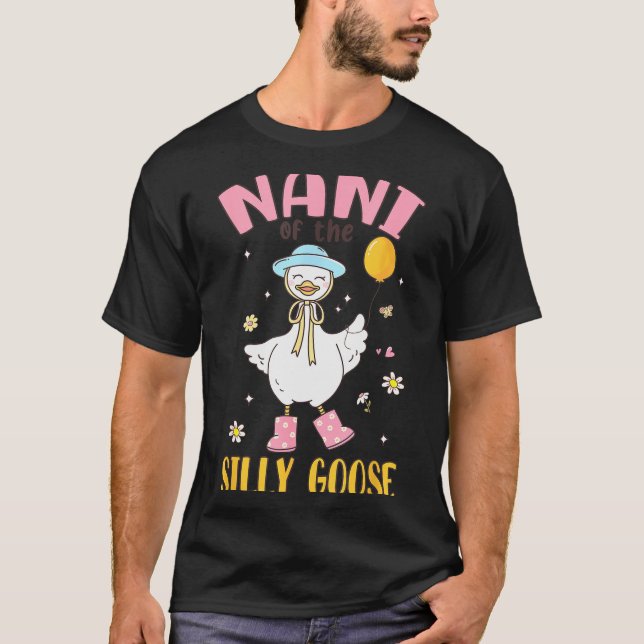 Nani Of The Silly Goose First Birthday Family Matc T-Shirt (Front)
