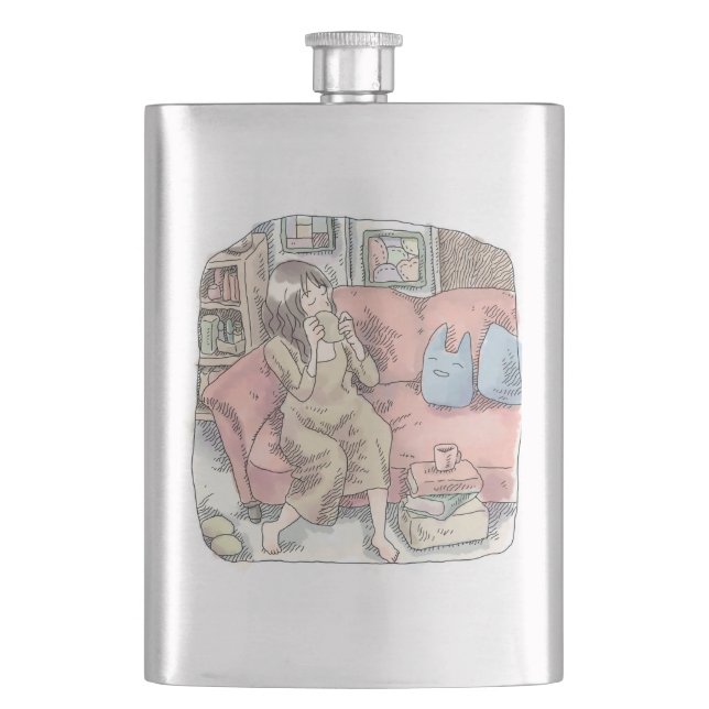 Naniniji Hip Flask (Front)