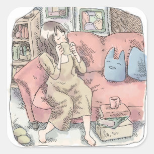 Naniniji Square Sticker