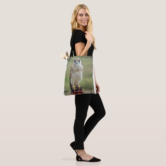 Nankeen kestrel tote bag (On Model)