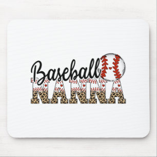 Nanna Women Ballpark Nanna Baseball Mum Mothers Da Mouse Mat