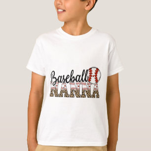 Nanna Women Ballpark Nanna Baseball Mum Mothers Da T-Shirt