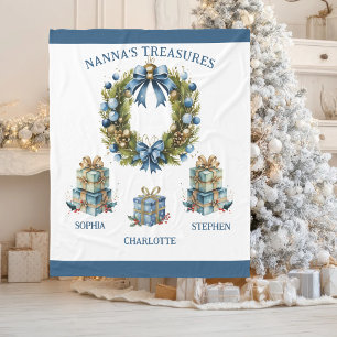 Nanna's Grandkids Names Blanket