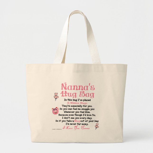 Nanna's Hug Bag - Single Verse (Front)