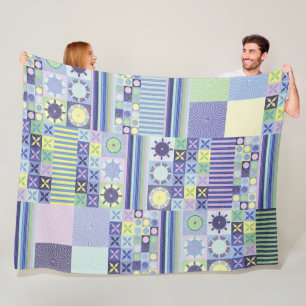 Nanna's Pretty Faux Knit Crochet Blanket Pattern