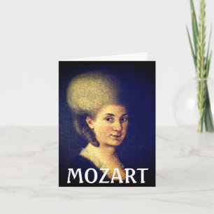 Nannerl Mozart Note Card