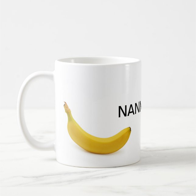 Nanners are bae (for banana fans) coffee mug (Left)