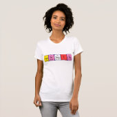Nannette periodic table name shirt (Front Full)