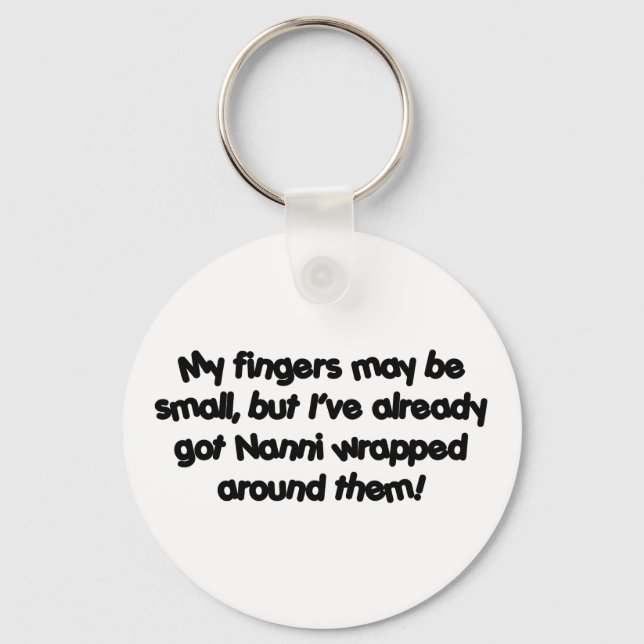 Nanni's Wrapped! Key Ring (Front)