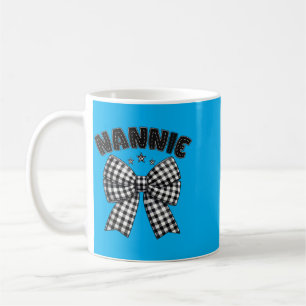 Nannie Pit Crew Family Racing Birthday Race Car Coffee Mug