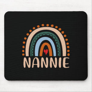 Nannie Rainbow Grandma Cute Mothers Day Funny Nann Mouse Mat