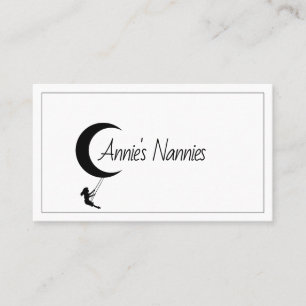 Nannies Nanny Babysitting Child Care Company Business Card
