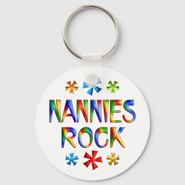 NANNIES ROCK KEY RING (Front)