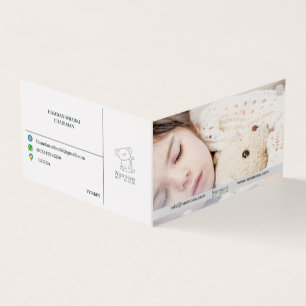 NANNOOS  FOLDED BUSINESS CARD