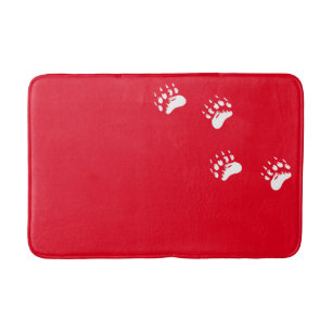 Nannup Tumai (Polar Bear Tracks) Bath Mat