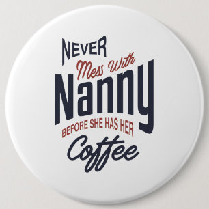Nanny 6 Cm Round Badge