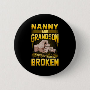 Nanny And Grandson A Bond That Can't Be Broken Shi 6 Cm Round Badge