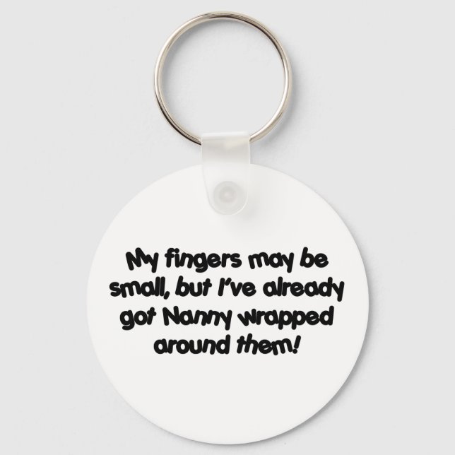 Nanny's Wrapped! Key Ring (Front)