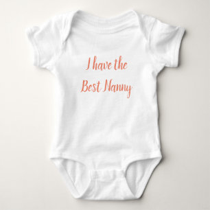 Nanny baby bodysuit for babies