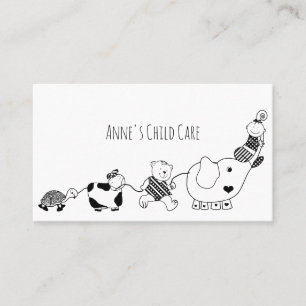 Nanny Babysitter Child Care Business Card