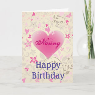 Nanny Birthday Card