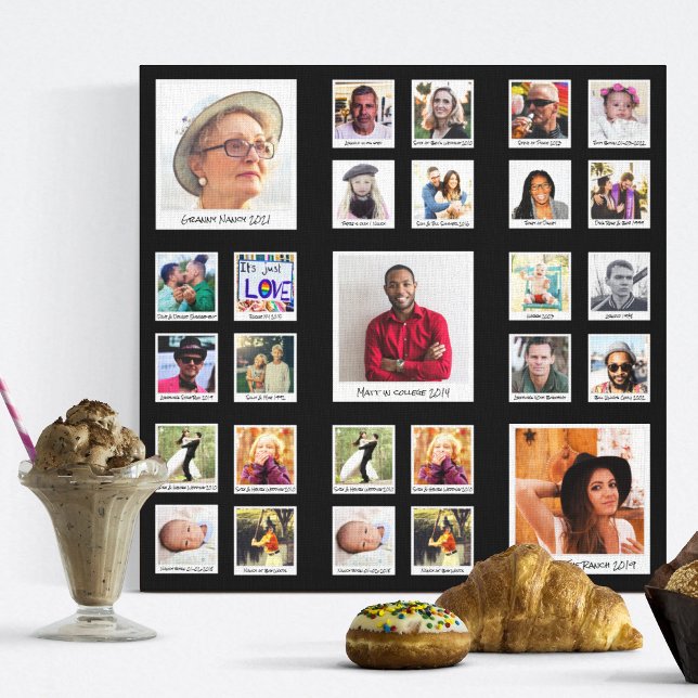 Nanny Black Photo Print Collage (Creator Uploaded)