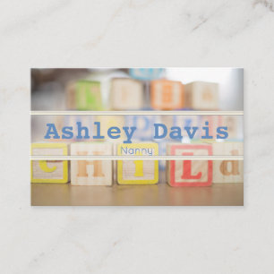 Nanny business cards