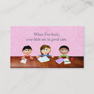 Nanny Business Cards