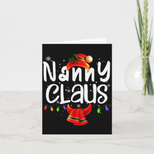 Nanny Claus Matching Christmas Costume  Card