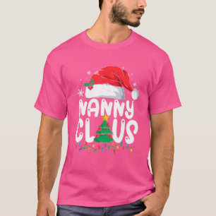 Nanny Claus Matching Group Xmas Family Christmas P T-Shirt