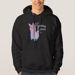 Nanny Llama Matching Family Christmas Pyjamas Hoodie