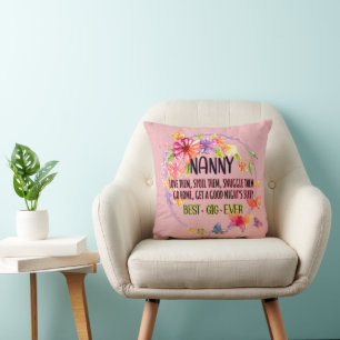 Nanny Love Them Spoil Them Snuggle Them Cushion