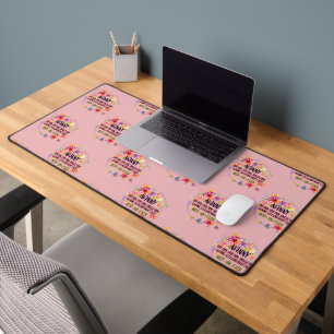 Nanny Love Them Spoil Them Snuggle Them  Desk Mat
