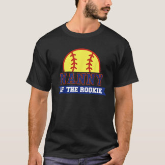 Nanny of Rookie 1st Birthday Softball Theme Matchi T-Shirt