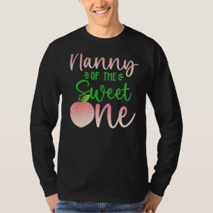 Nanny Of The Birthday One Peach 1st Summer Fruit F T-Shirt