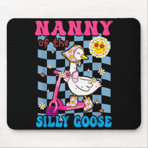 Nanny Of The Silly Goose First Birthday Family Mat Mouse Mat