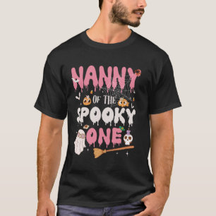 Nanny of The Spooky One Girl 1st Birthday Hallowee T-Shirt