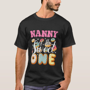 Nanny Of The Sweet One First Birthday Doughnut Par T-Shirt