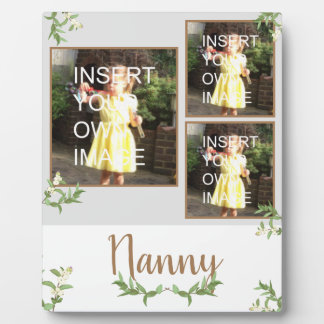 Nanny Personalised Multi Photo Plaque
