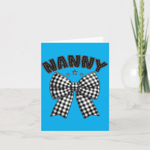 Nanny Pit Crew Family Racing Birthday Race Car Card